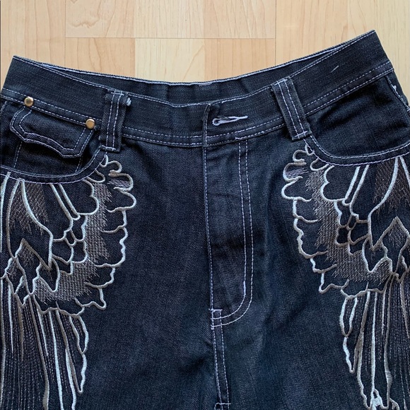 MJ Collection B-BOY Capri Embroidered Jeans - Picture 2 of 7